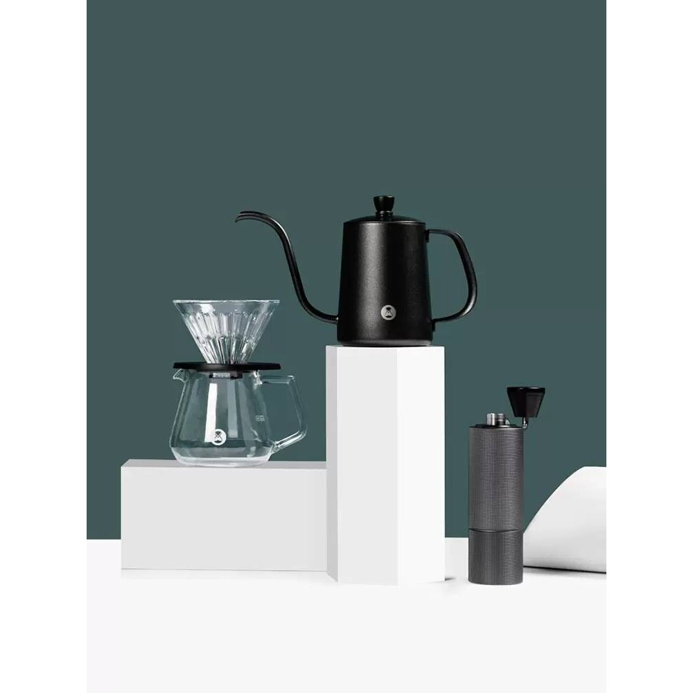 86M0泰摩 栗子C2全套手冲咖啡礼盒 家用咖啡套装 手冲壶 磨豆机滤