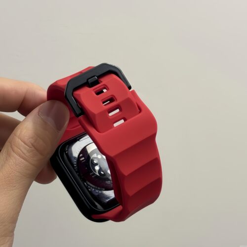 立体波浪运动硅胶适用苹果手表