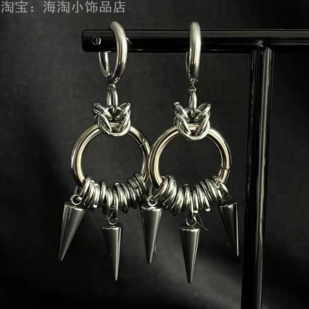 哥特朋克风耳钩男女同款