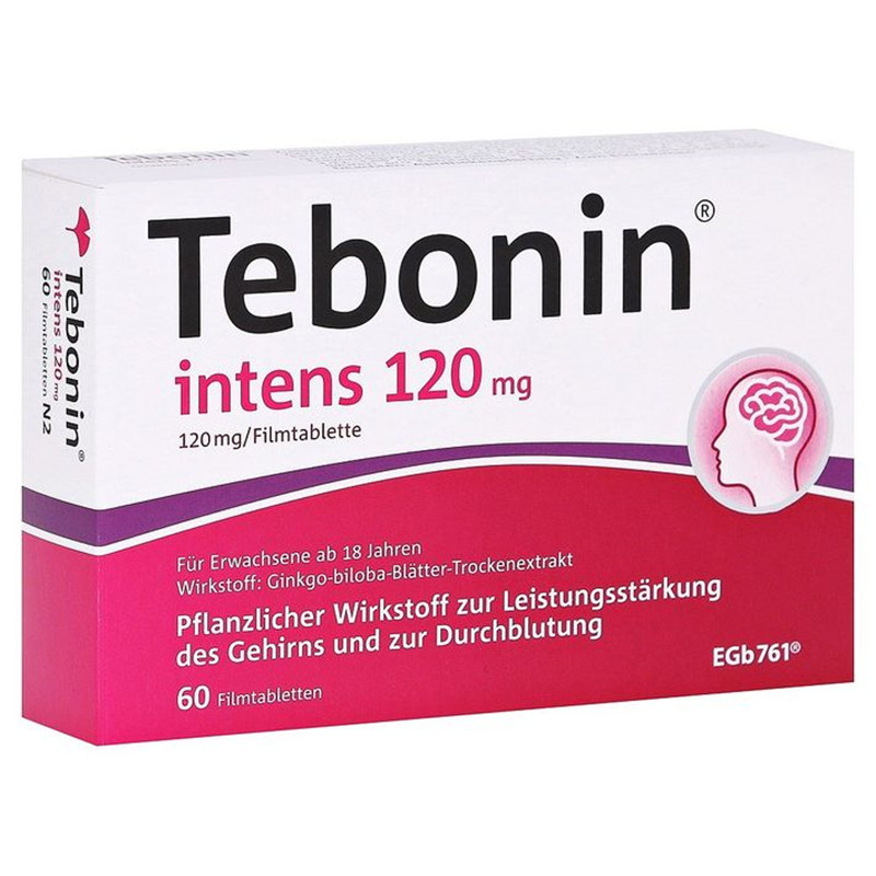 德国原装进口Tebonin德葆宁金纳多提取物120mg*120片记忆力补脑