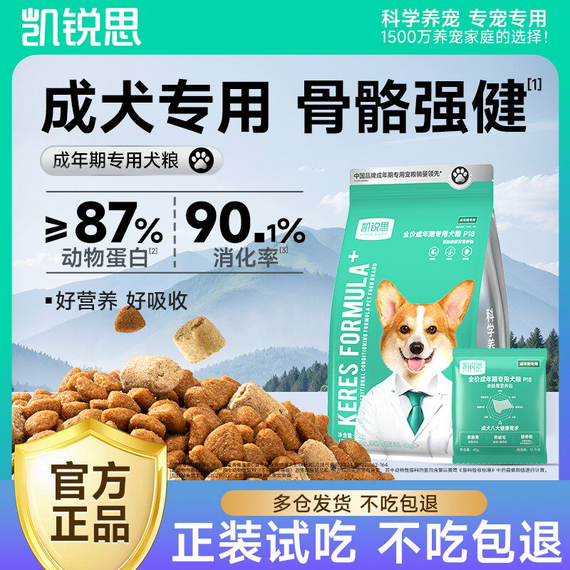 [凯锐思]银爪P18成年犬狗