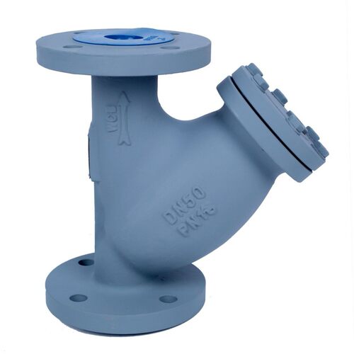 气体过滤器Y型铸铁 PN1.6 管道法兰 不锈钢滤网 DN25-DN300