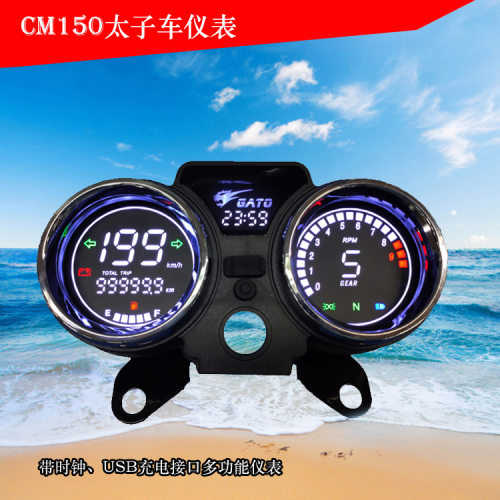 Gato250cc太子摩托数字总成