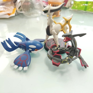 国版大号闪光裂空座烈空坐 盖欧卡 创世神阿尔宙斯 大号 公仔手办