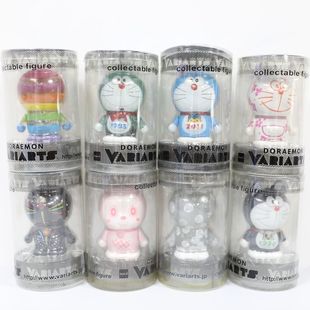 热销哆啦A梦机器猫蓝胖子哆啦美诞生百年周年庆可爱桶装公仔摆件