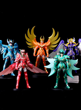 5款神圣斗士星矢手办 天马仙女天蝎狮子手办圣斗士手办摆件模型