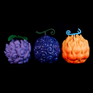 大号海贼/航海王恶魔果实 路飞 橡皮 橡胶果实 艾斯 烧烧果实手办