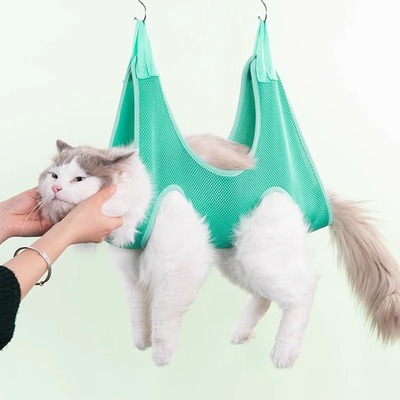 洗猫袋猫咪洗澡神器宠物固定宠物美容护理吊床狗狗保定背包悬挂式