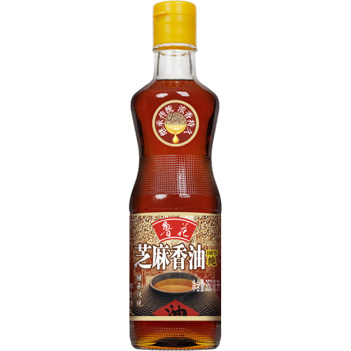 鲁花350ml芝麻香油物理压榨