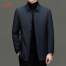 贵人鸟羽绒服男款冬季羽绒外套男士商务鸭绒服爸爸装棉衣中年男装