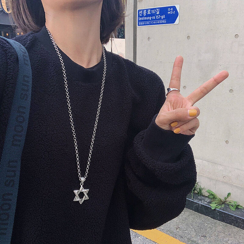 潮牌项链女潮ins嘻哈酷蹦迪欧项链