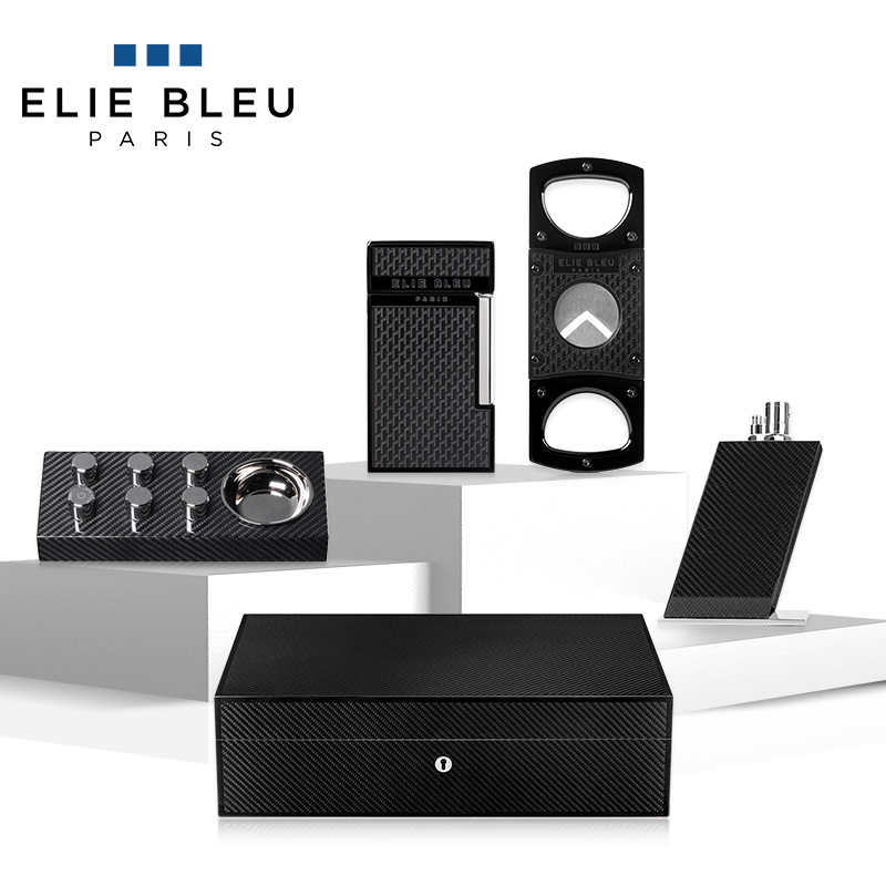 ELIEBLEU雪茄剪打火机烟灰缸