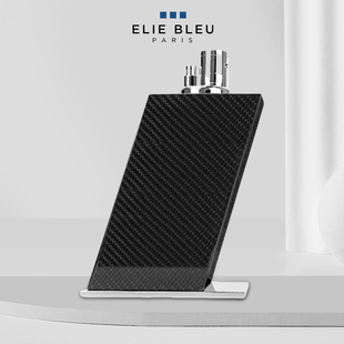 古巴雪茄打火机金属男士 充气座台打火机 BLEU碳纤维系列台式 ELIE