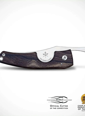 法国Les Fines Lames雪茄刀 Ziricote破布木刀柄 刀片可拆卸打磨