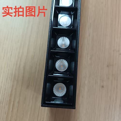 办公吊灯一字格栅灯led护眼长条灯客厅家用餐厅吊灯灯中山灯具