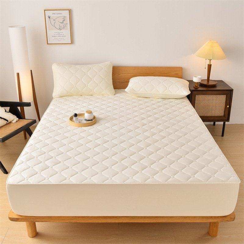 纯棉夹棉防水床笠酒店席梦思全包保护套双人防尘罩四季款床褥床罩,住宅家具,椰棕床垫,淘宝优惠券,粉丝福利购,淘宝优惠卷