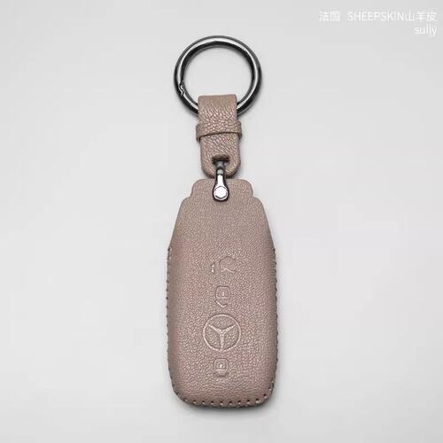 奔驰钥匙套新E级e300l扣C260LC200LA200LE260GLC车钥匙壳真皮全包