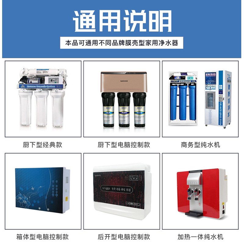 世韩RO膜50G75G100G400G纯水机反渗透膜家用过滤器净水器通用滤芯图片