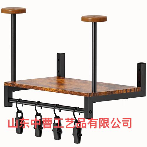 现货木制摩托车头盔架壁挂式摩托车头盔展示架木质机车皮衣装备架