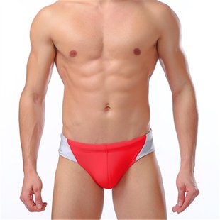 男内裤三角泳裤时尚泳衣罩杯系绳泳裤修身温泉泳裤防尴尬一件代发