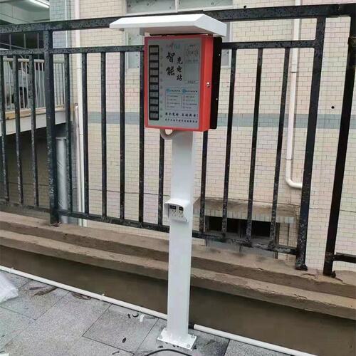 新款充电桩立柱十路电动车充电桩户外适合暗装插座户外充电蘑菇桩
