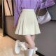 百搭半身裙女夏季 2023新款 高腰小个子a字半裙辣妹穿搭百褶短裙子