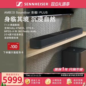森海塞尔AMBEO SoundBar Plus 家庭影院回音壁音箱杜比全景声蓝牙
