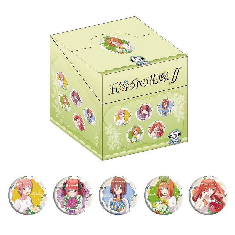 漫序 正版 五等分的花嫁吧唧徽章盲盒系列