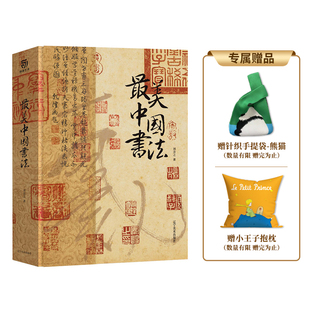 速发 传世书法名品中国书法史字帖 最美中国书法 手工编织袋 书法收藏鉴赏书书法名帖全收录珍藏画册书籍 赠抱枕 现货正版