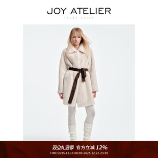 H型水貂皮草外套 中长款 JOY8S02月光宝石 Saga皇冠级娃娃领经典