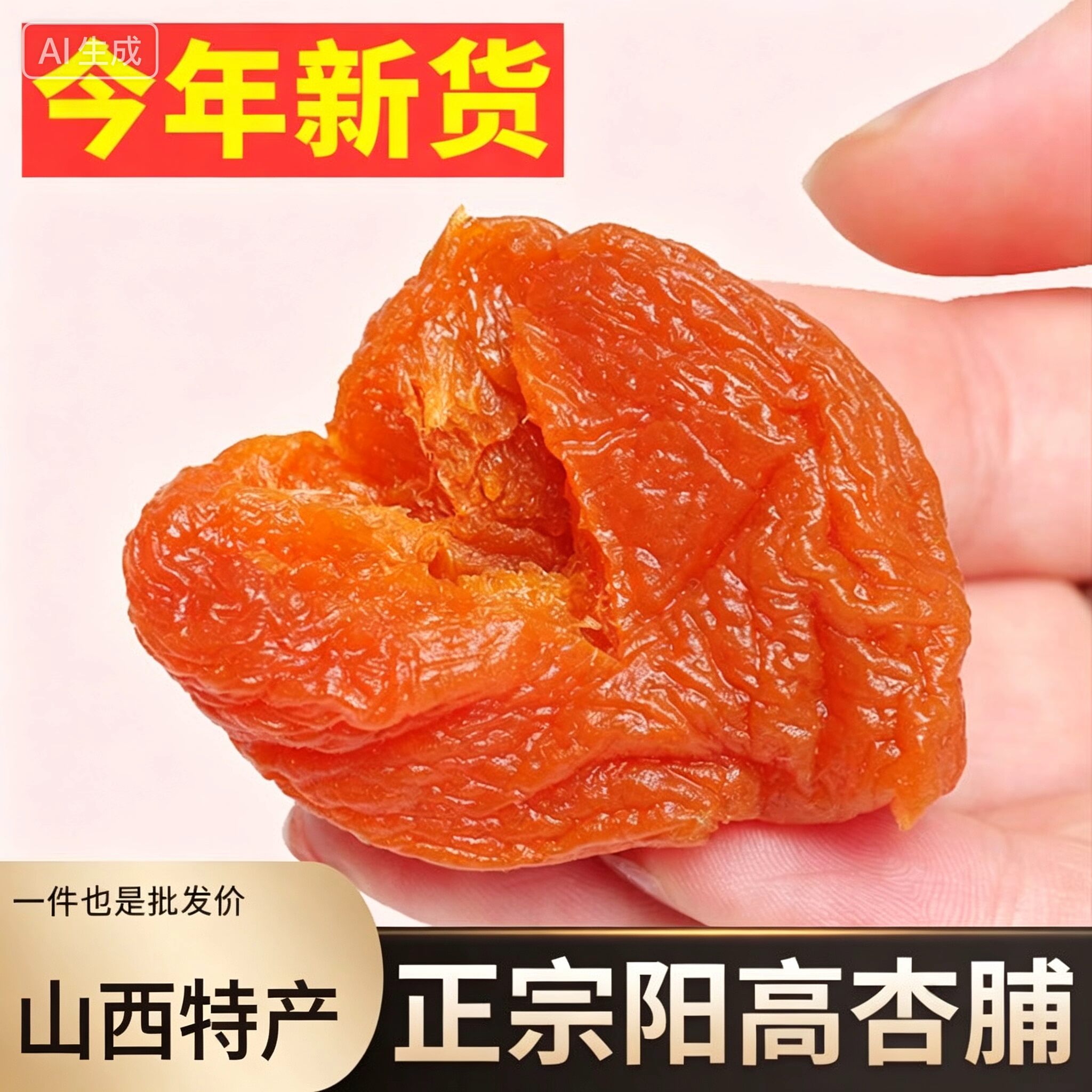 阳高杏脯山西特产大同无添加无糖精酸杏肉天然杏金杏干果脯干礼盒
