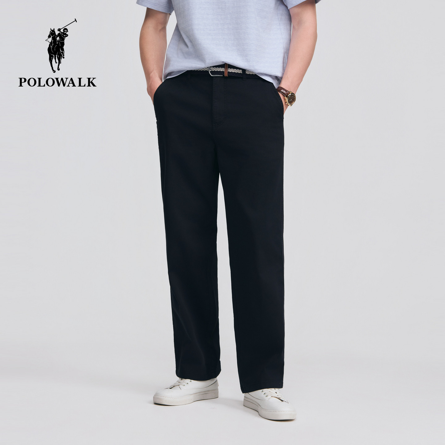 POLOWALK男式春夏休闲裤