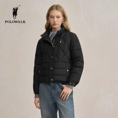 POLOWALK女式轻薄羽绒服2025冬季新品保暖百搭显瘦90鸭绒外套女
