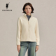 时尚 新品 百搭立领保暖加绒休闲外套女 外套2025秋季 POLOWALK女式
