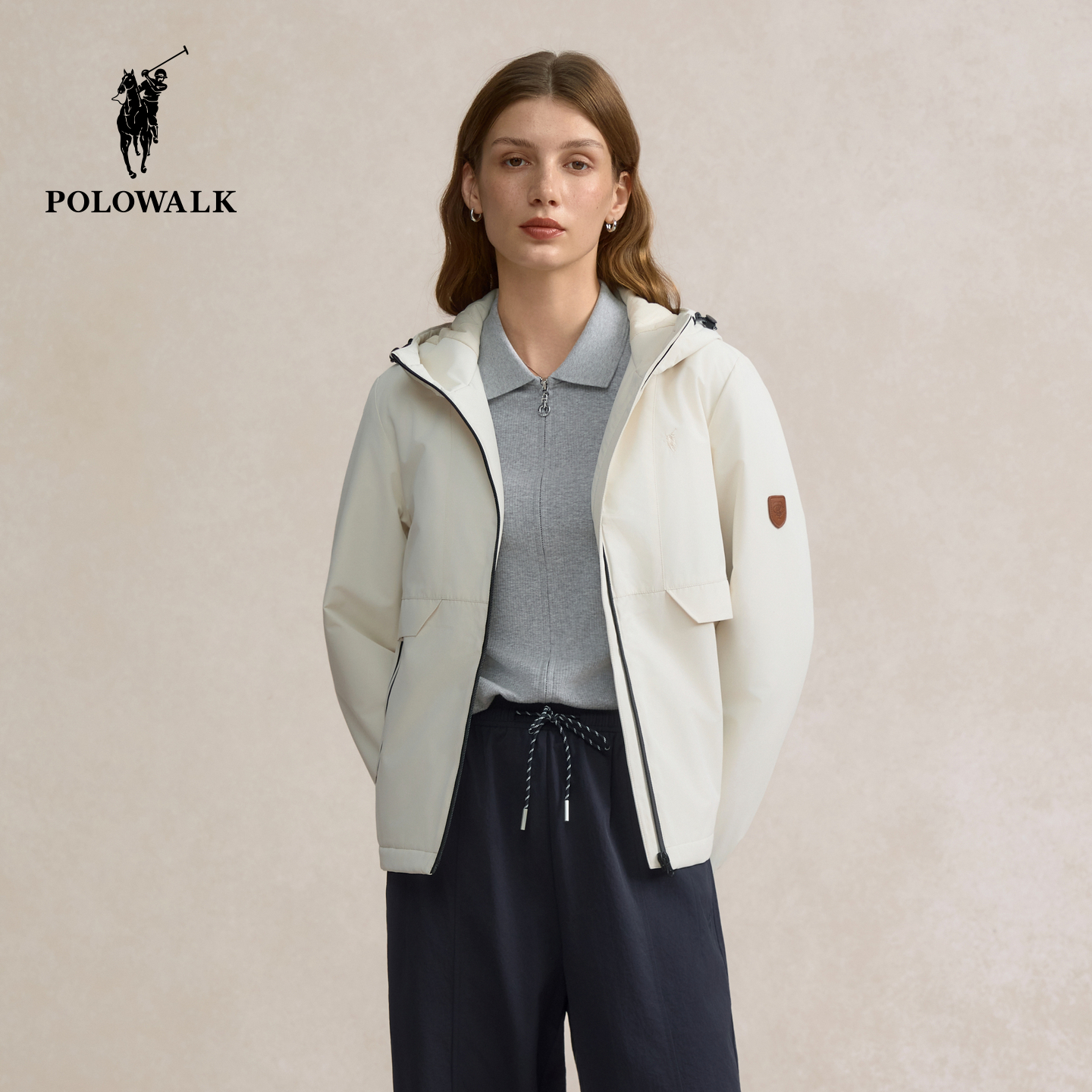 POLOWALK女装2025秋季新品女式外套