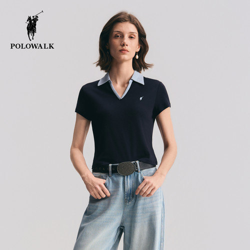 POLOWALK女式短袖POLO衫