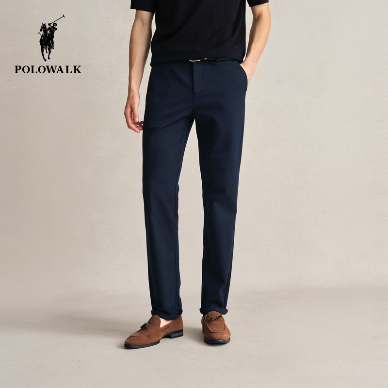 时尚通勤长裤宽松直筒男裤