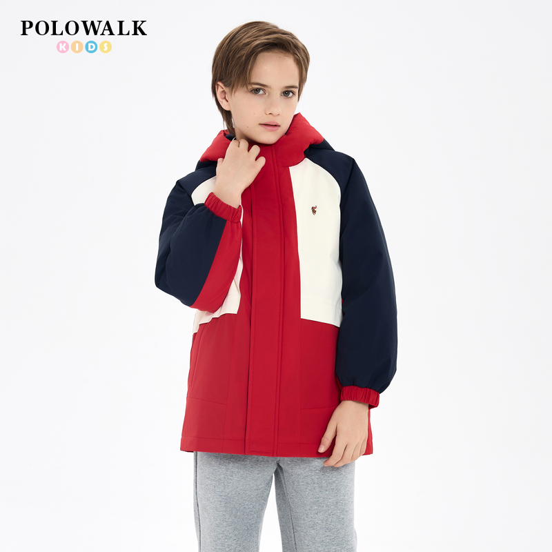 POLOWALK冬季男童羽绒服一手长