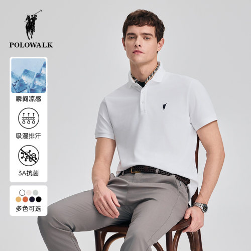 POLOWALK男式短袖T恤POLO