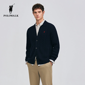 100%棉 男式 POLOWALK男装 2026春季 新品 针织衫 绞花针织毛衣男款