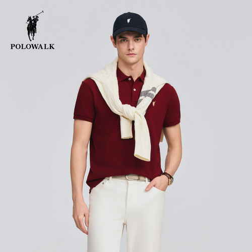 POLOWALK简约短袖POLO衫