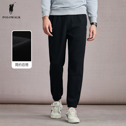 POLOWALK束脚卫裤男春季款