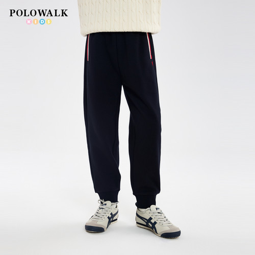 POLOWALK秋季男童卫裤不倒绒