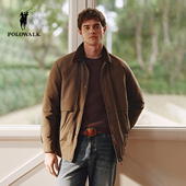 新品 POLOWALK男式 羽绒服2025冬季 商务休闲翻领简约90鸭绒羽绒外套