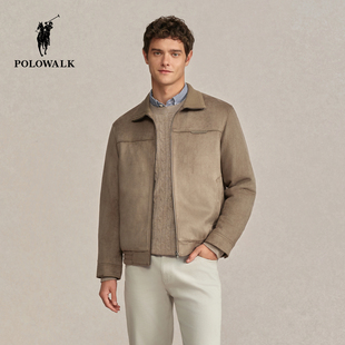 羽绒服时尚 POLOWALK男装 男式 新品 复古百搭翻领羽绒服外套 2025冬季