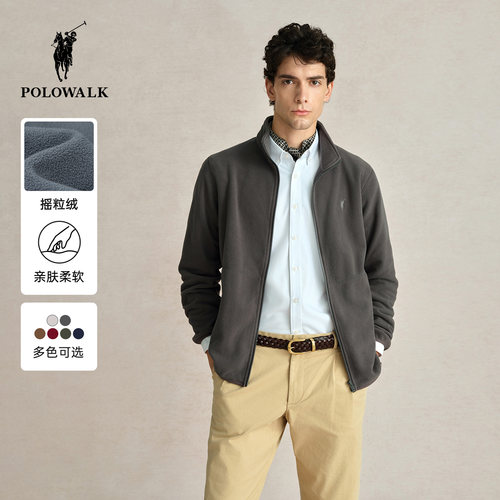秋冬款男式立领价格摇粒绒外套