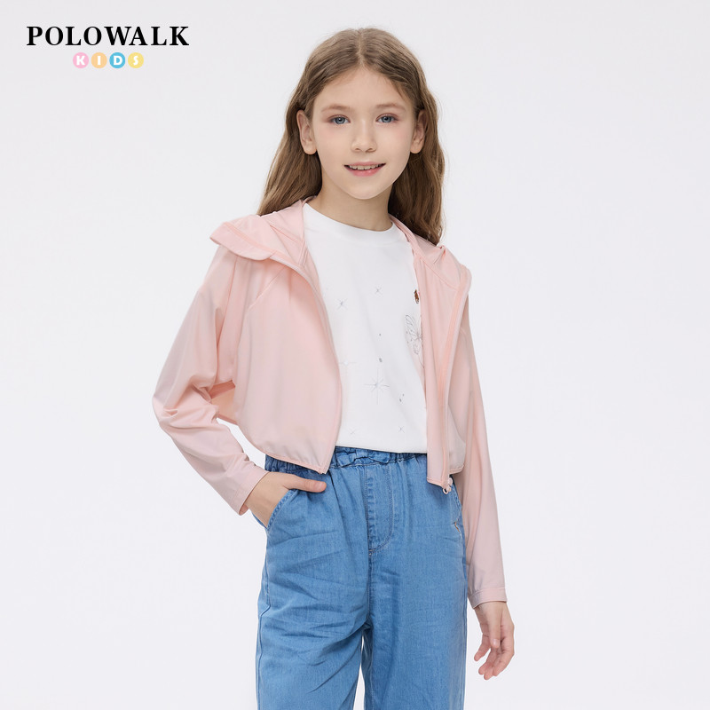 POLOWALK女童净色外套图片