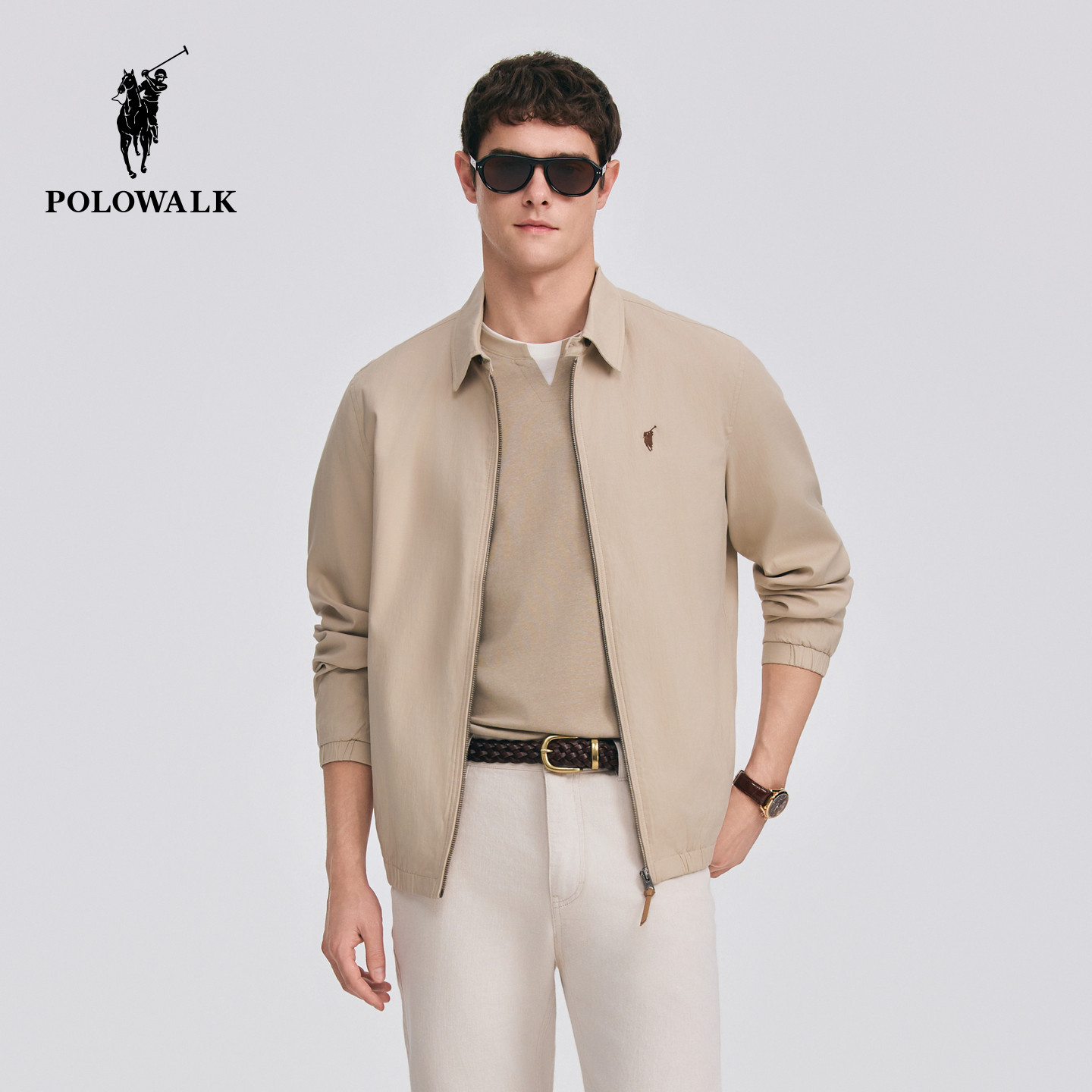 POLOWALK经典翻领商务外套图片