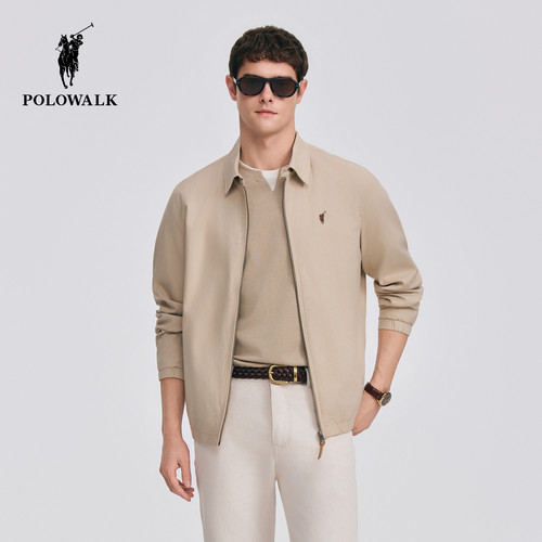 POLOWALK经典翻领商务外套