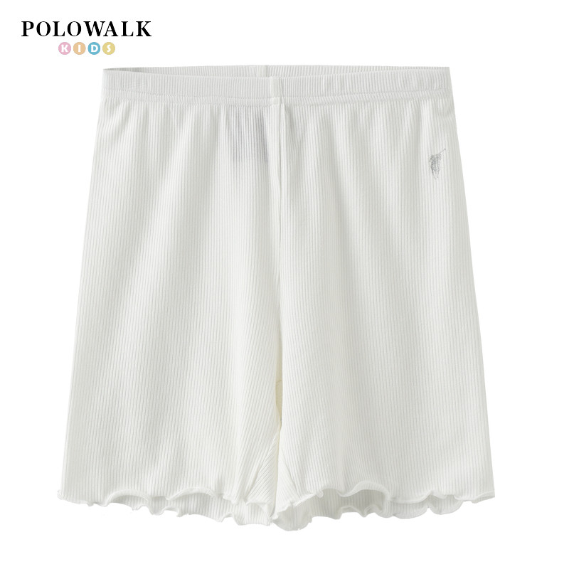 POLOWALK童装夏季女童打底裤舒适亲肤柔软花边下摆,童装/婴儿装/亲子装,裤子,淘宝优惠券,粉丝福利购,淘宝优惠卷